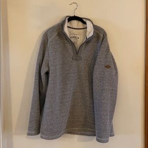 Orvis Fleece Lined Quarter Zip Pullover